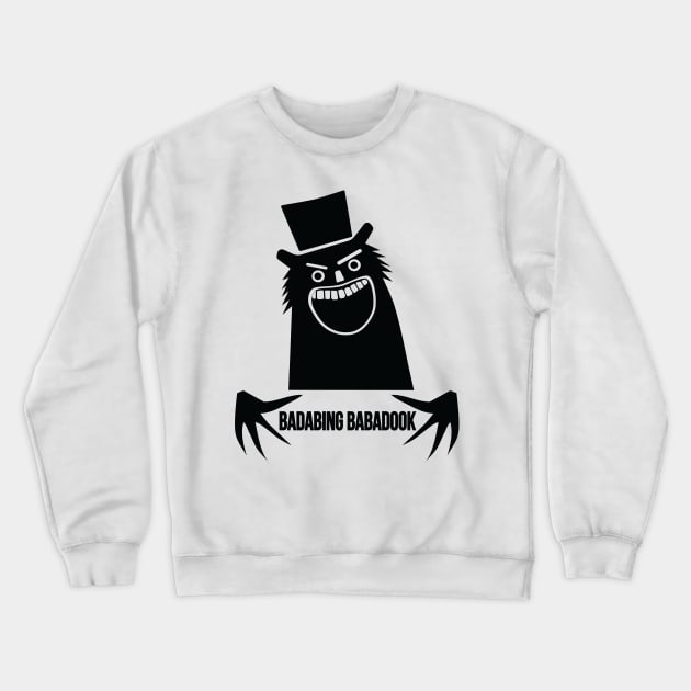 Badabing Babadook Crewneck Sweatshirt by katietedesco